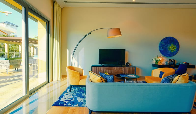 4BR Pool Suite Living Room